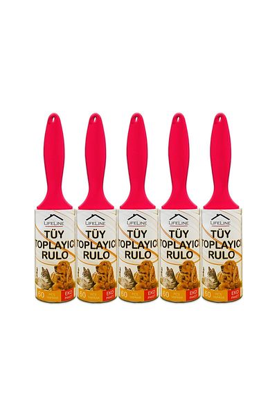 Life Line Eco Hair Collector Roller 5 Pieces Cat Hair Collector Dog Hair Collector