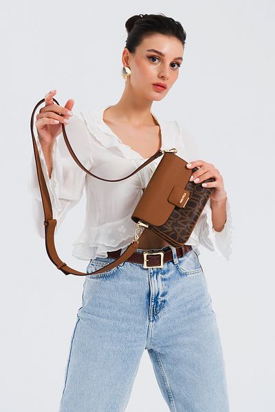 Nautica Women's Messenger Bag - Brown, Cn7213T Model