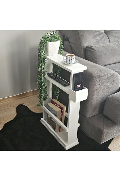 Tekir Store evinizi güzelleştirin Yan Sehpa Özel Tasarım Telefon Koymalık Der...
