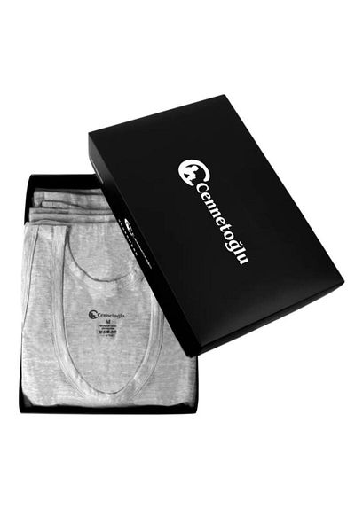 CENNETOĞLU 6 Men's Combed Cotton Athlete Economic Package in Special Box