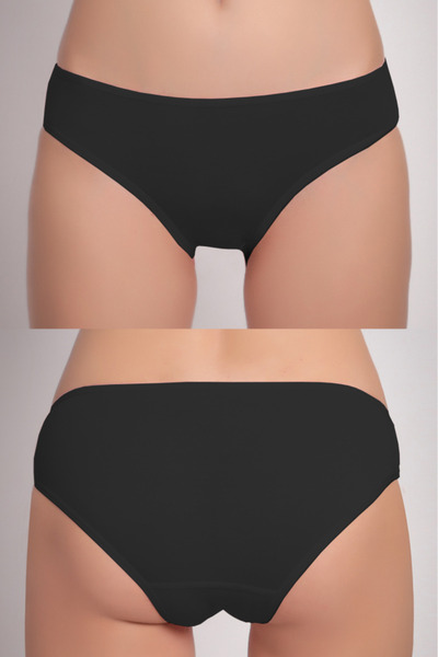 CNT Pachet special de 6 chiloți bikini pentru femei în ambalaj cu culori mixte și modele florale