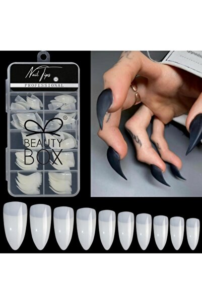 Beauty Box 100'lü Pençe Tırnak Premium Kalite Protez Tırnak Professional Nail...