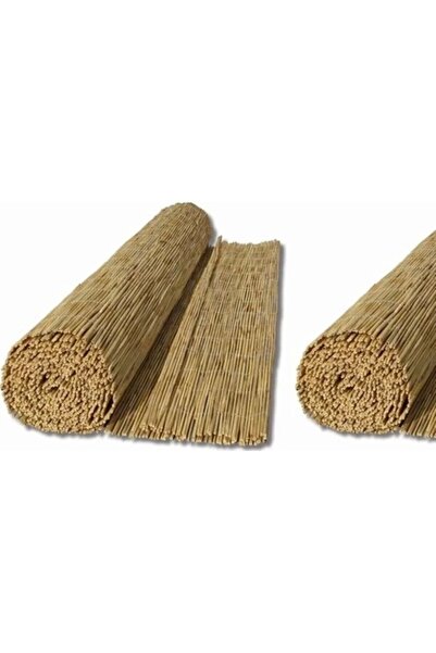 tunalar 1,20 Metre X 6 Metre Bambu Kamış Hasır Çit Gölgelik