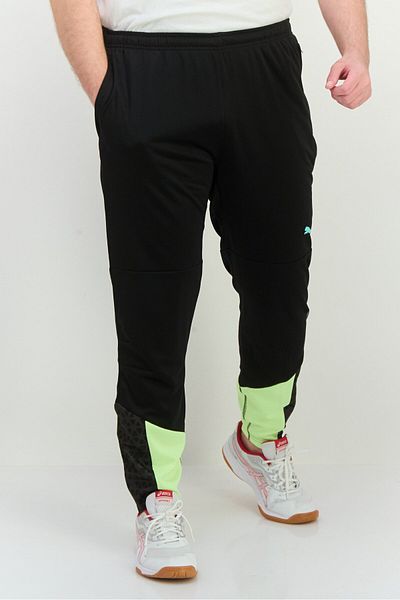 Puma Men Sportswear Fit Brand Logo Outdoor Track Pants, Black