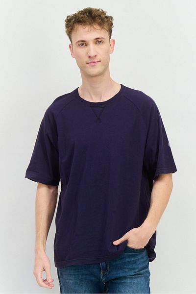 Champion Men Sportswear Fit Short Sleeves Outdoor T-Shirt, Navy