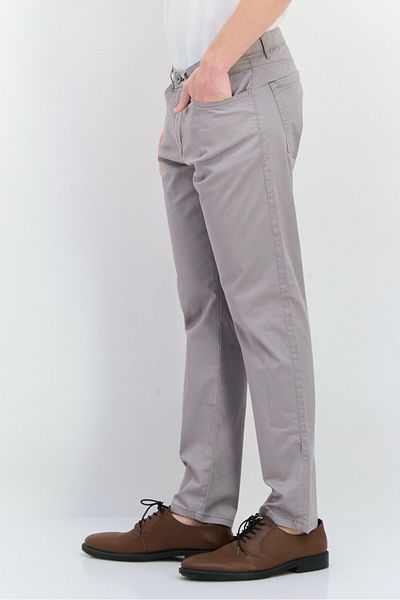 Sorbino Men Regular Fit Solid Chino Pants, Grey