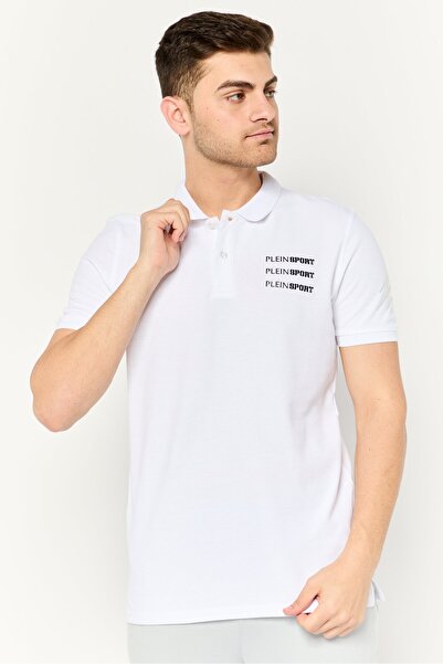 PHILIPP PLEIN Plein Sport Men Sportswear Fit Short Sleeves Outdoor Polo Shirt...