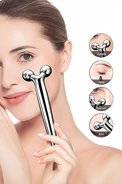 MEZİGARC Masaj Topu Yüz Cilt Sıkılaştırma Aleti Cilt Gençleştirme Kollajen Ür...