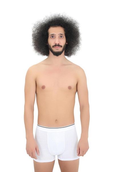 andredimoda Ανδρικό Boxer 3 τεμαχίων, Ύφασμα 1ης Κατηγορίας, Premium Πακέτο, Special Design. Απλό Lycra Boxer Shorts Προίκα Δώρο