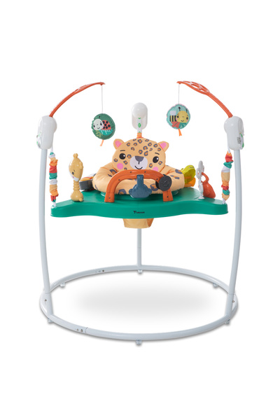 TEKNUM لعبة القفز للأطفال مع الموسيقى والألعاب - باللون الأبيض