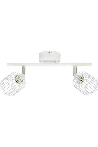Homelux Flavian Double Spotlight, 2Xg9, 33W, Metal, White