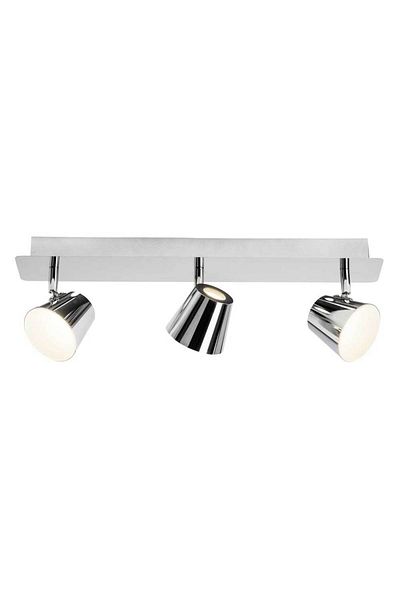 Homelux Triple Twist Led Spotlight, 3X6W, 3X318 Lumens, Metal, Silver