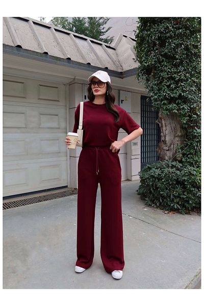 ESRAHELVACI Costum de trening modal cu mânecă scurtă