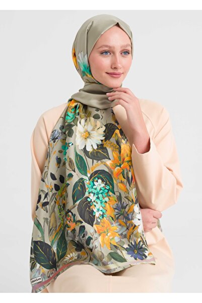 Armağan 7186 Model Twill Silk Shawl - Σειρά V3