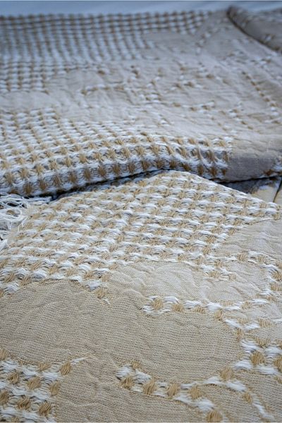 Lorenzella Double Bedspread, 100% Organic Cotton