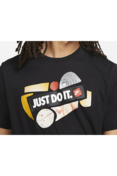 Nike Sportska odeća ''Rhythm & Sole'' grafička crna muška majica kratkih rukava