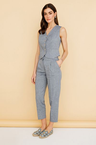 Ekol High Waist Side Pocket Trousers