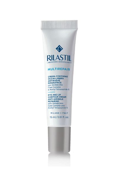 Rilastil Thyme and Wrinkle Remover for Eye and Lip Area, Brightening and Regenerating Cream
