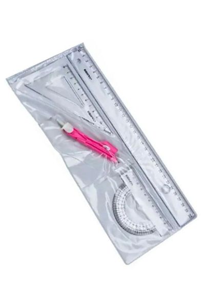 Limmy Ruler Set Pergelli Ruler Set 30 cm Drawing Set