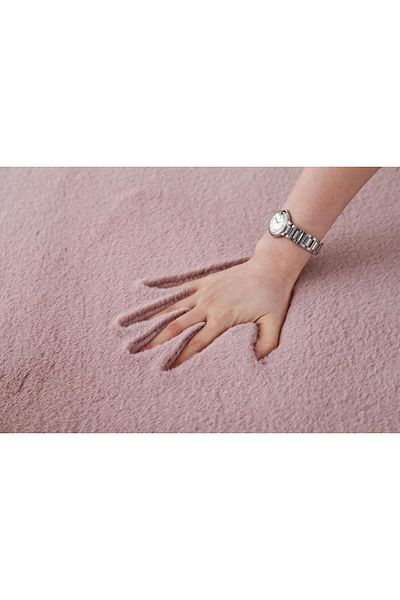 Heinner Home Rabbit fur Rug 70x140 cm Powder Pink