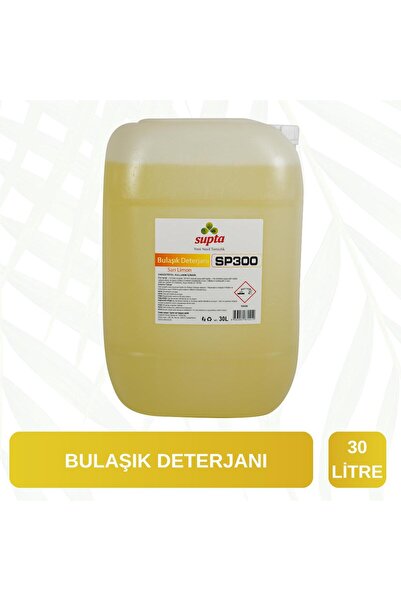 Supta Sıvı Bulaşık Deterjanı Limon Kokulu 30 Lt