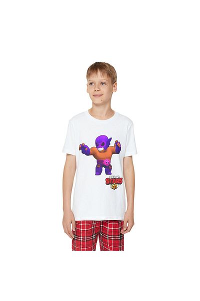 Hilosh Tricou pentru copii unisex cu model Brawl Stars El Primo - K04