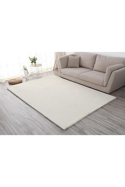 Heinner Home Rabbit fur Rug 70x140 cm Cream