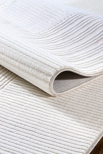 Carpetrium PERLA 4031 Krem Uzun Ömürlü Yumuşak Polyester Halı