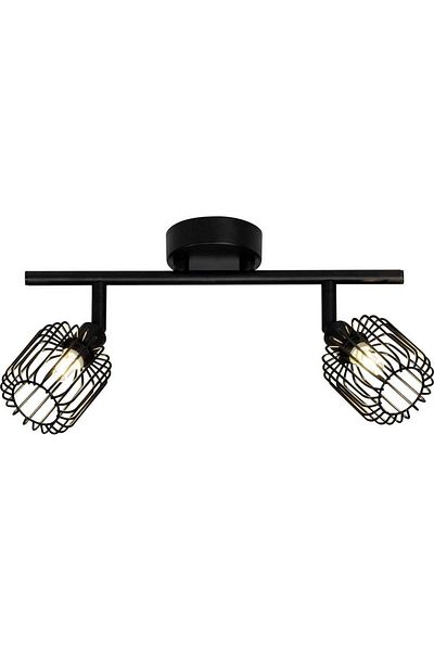 Homelux Flavian Double Spotlight, 2Xg9, 33W, Metal, Black