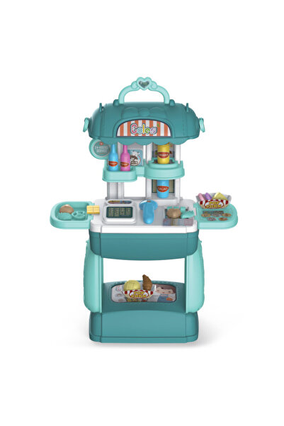 Little Story مجموعة ألعاب لعب دور صاحب المتجر/السوبر ماركت - حقيبة (35 قطعة) ...