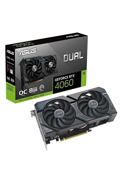 ASUS Rtx4060 8gb Dual-rtx4060-o8g Gddr6 128bit Hdmı Dp Pcıe 4.0
