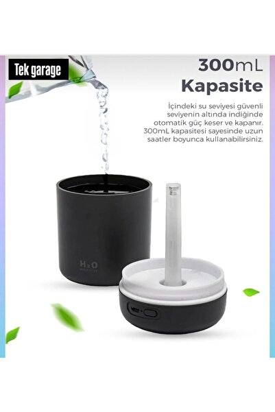 H2O Humidifier H2o 300 Ml Ulrasonik Hava Nemlendirici Ve Aroma Difüzörü V107