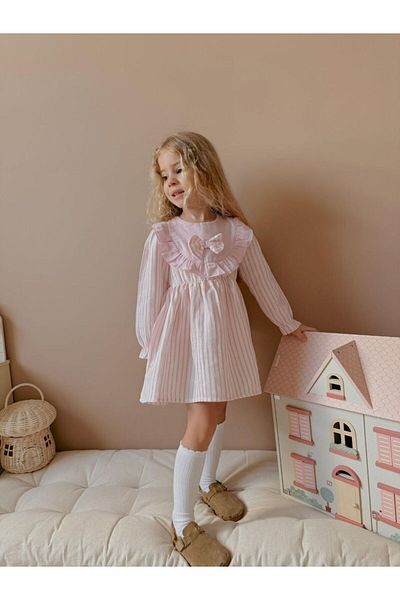 cgboutiquestylekids Rochie ROZ DUNTAȚĂ DE MUSLINĂ