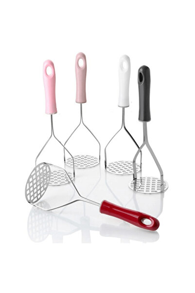 Yenimiyeni Renkli Saplı Çelik Patates Ezici