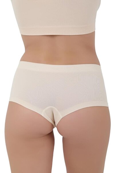 CNT Brazilian Micro Fiber Women's Panties - Set of 3 (Black, White, Skin Color)