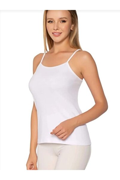 Gümüş İç Giyim قميص داخلي نسائي بحزام حبل أبيض