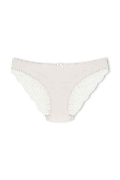 HNX 6 Pack Cotton Back Leg Lace Slip Women's Panties