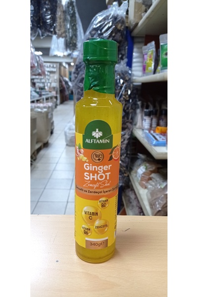 ALFTAMİN Ginger Shot Zencefil ve Zerdeçal İçeren Şurup 340 g