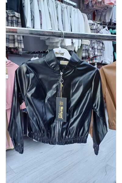 Alissrekids Kısa Deri Ceket