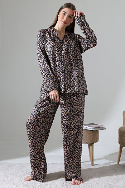 LİKAPA LIKAPASHOP VISKOZNI ŽAKAR PIDŽAMA SET DUGIH RUKAVA