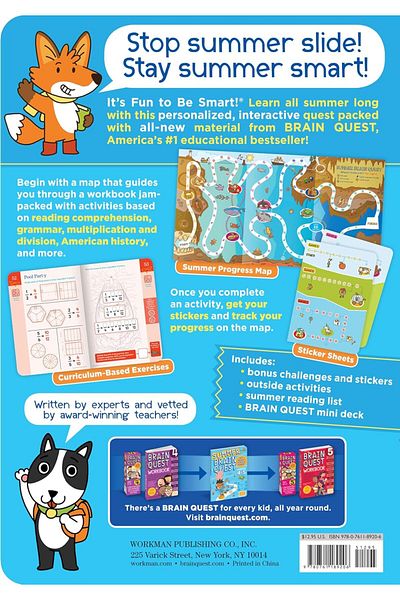 Workman Publishing Summer Brain Quest for Kids Age 4-5 - English Tutorial Book