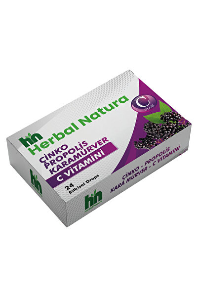 HN Herbal Natura Herbal Natura Çinko Propolis Karamürver C Vitamini Pastil