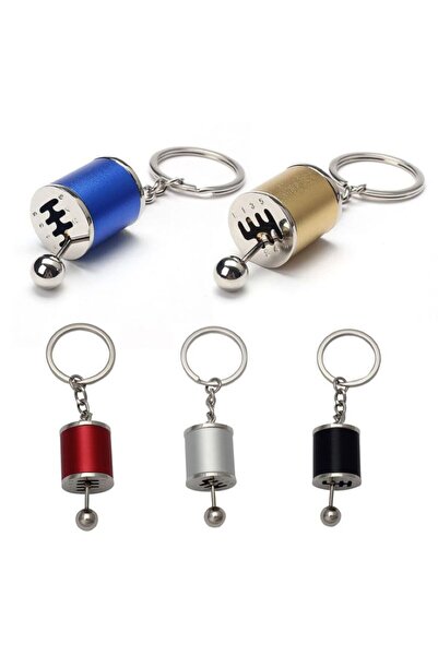 çt çeçem ticaret 1Pc Moving Car Manual Gear Shift Keychain Six Speed Gear Shi...