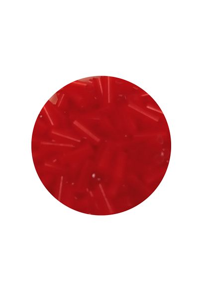 STUMBANNG Long Tube Cut Beads Diameter 2mm Length 10 mm - 60 Grams - Red - Bnc284