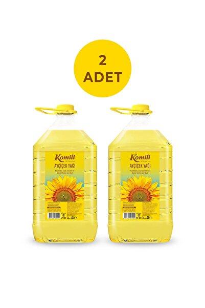 Komili KOMİLİ AYÇİÇEK YAĞI 4 LT PET ( Dar Ağız) * 2 ADET