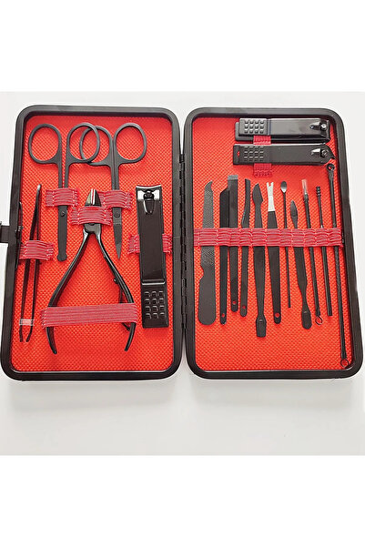 mywarehouse Profesyonel 18 Parça Çok Fonksiyonlu Manikür Ve Pedikür Tırnak Se...