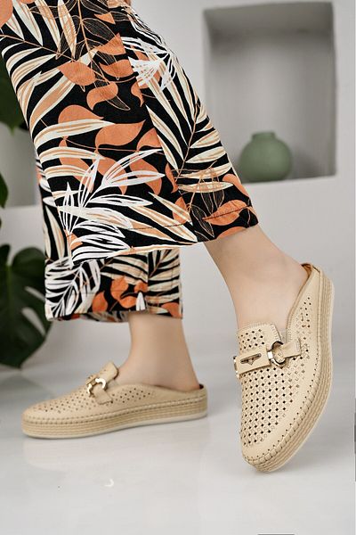 Diego Carlotti Genuine Leather Women's Casual Slippers Shoes Dd9750