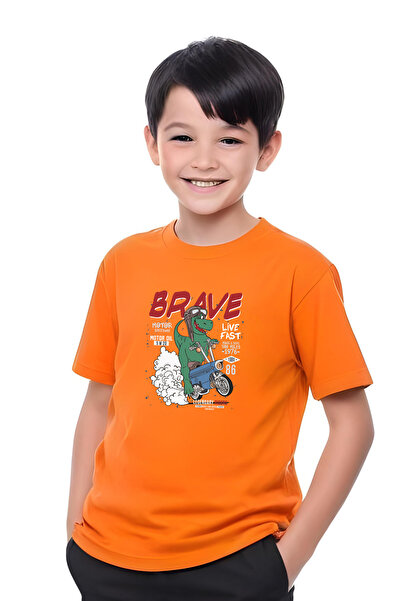 panios kids Ανδρικό κοντομάνικο μπλουζάκι Brave Printed