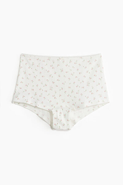 H&M Delik Desenli Shortie Külot