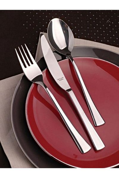 Viyalente Swords 12-Piece Fountain Dinner Knife Stainless Steel